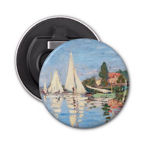 Claude Monet _ Regattas at Argenteuil Bottle Opener