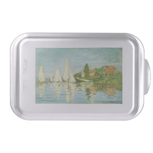 Claude Monet. Regattas at Argenteuil Cake Pan