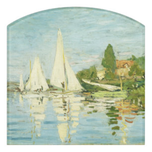 Claude Monet. Regattas at Argenteuil     Door Sign