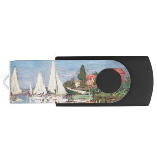 Claude Monet - Regattas at Argenteuil Flash Drive