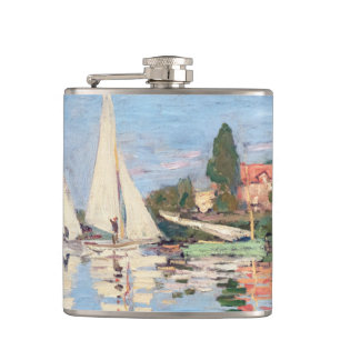 Claude Monet - Regattas at Argenteuil Flask