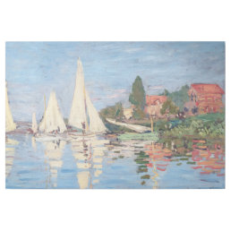Claude Monet - Regattas at Argenteuil Gallery Wrap
