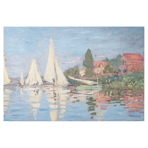 Claude Monet _ Regattas at Argenteuil Gallery Wrap