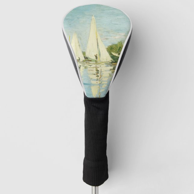 Claude Monet. Regattas at Argenteuil  Golf Head Cover (Front)
