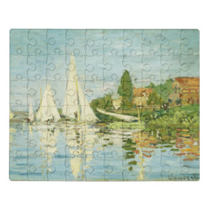 Claude Monet. Regattas at Argenteuil Jigsaw Puzzle