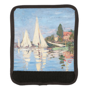 Claude Monet - Regattas at Argenteuil Luggage Handle Wrap