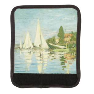 Claude Monet. Regattas at Argenteuil Luggage Handle Wrap