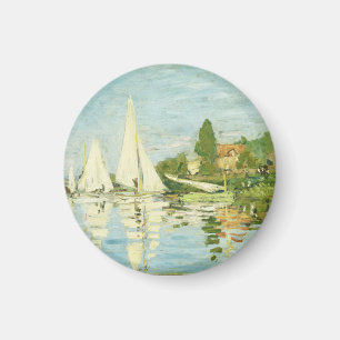 Claude Monet. Regattas at Argenteuil  Magnet