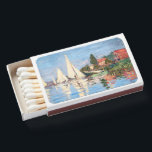 Claude Monet - Regattas at Argenteuil Matchboxes<br><div class="desc">Regattas at Argenteuil,  Regates a Argenteuil. By Claude Monet in 1872.</div>