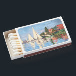 Claude Monet - Regattas at Argenteuil Matchboxes<br><div class="desc">Regattas at Argenteuil,  Regates a Argenteuil. By Claude Monet in 1872.</div>