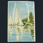 Claude Monet. Regattas at Argenteuil     Medium Gift Bag<br><div class="desc">Claude Monet. Regattas at Argenteuil.  Reproduction of famous works of art  images in the public domain.</div>