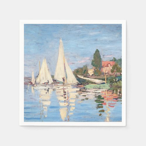 Claude Monet _ Regattas at Argenteuil Napkins