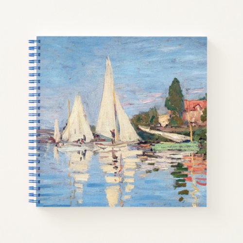 Claude Monet _ Regattas at Argenteuil Notebook