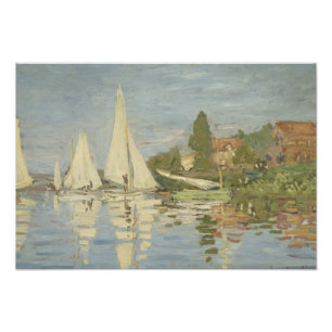 Claude Monet - Regattas at Argenteuil Photo Print