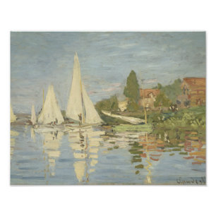 Claude Monet - Regattas at Argenteuil Photo Print
