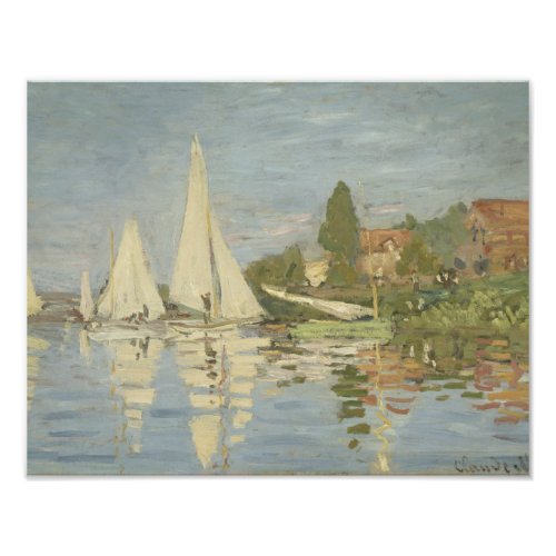 Claude Monet _ Regattas at Argenteuil Photo Print