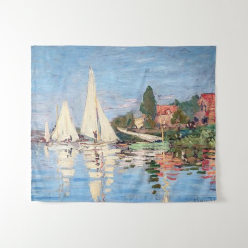 Claude Monet _ Regattas at Argenteuil Tapestry