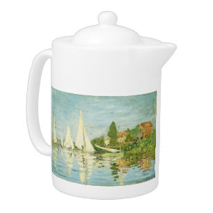 Claude Monet. Regattas at Argenteuil      Teapot