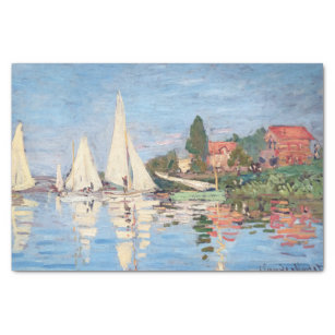 Claude Monet - Regattas at Argenteuil Tissue Paper