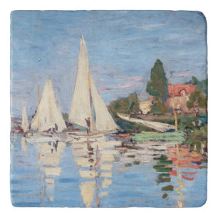 Claude Monet - Regattas at Argenteuil Trivet