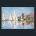 Claude Monet - Regattas at Argenteuil Wrapping Paper Sheets<br><div class="desc">Regattas at Argenteuil,  Regates a Argenteuil. By Claude Monet in 1872.</div>