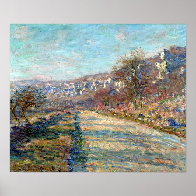 Claude Monet Road of La Roche-Guyon Poster (Front)