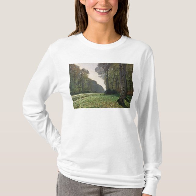 Claude Monet | Road to Bas-Breau, Fontainebleau T-Shirt (Front)