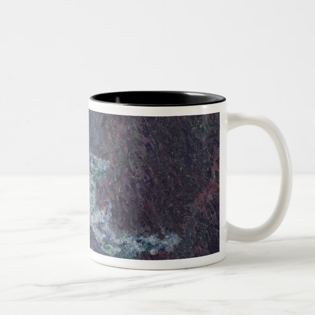 Claude Monet | Rocks at Belle-Ile, the Wild Coast Two-Tone Coffee Mug (Right)