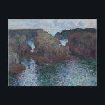 Claude Monet - Rocks at Port-Goulphar, Belle-Ile Postcard<br><div class="desc">Rocks at Port-Goulphar,  Belle-Ile by Claude Monet,  1886. Oil on canvas.</div>