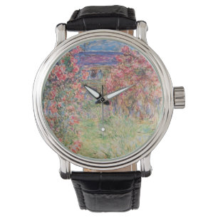 Claude Monet Rose Garden Wrist Watch