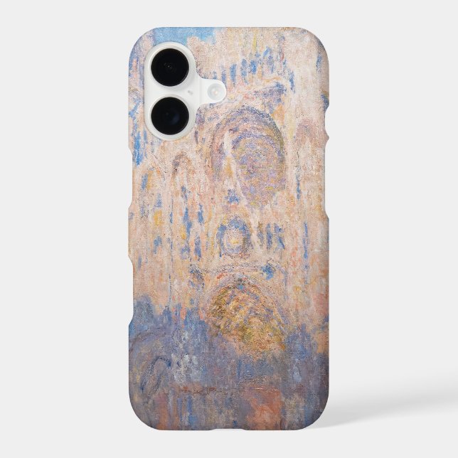 Claude Monet - Rouen Cathedral at sunset Case-Mate iPhone Case (Back)