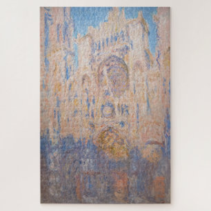 Claude Monet - Rouen Cathedral at sunset Jigsaw Puzzle