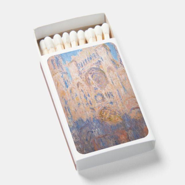 Claude Monet - Rouen Cathedral at sunset Matchboxes (Front Open)