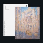 Claude Monet - Rouen Cathedral at sunset Postcard<br><div class="desc">Rouen Cathedral at sunset / Cathedrale de Rouen en fin de journee by Claude Monet in 1892-1893</div>