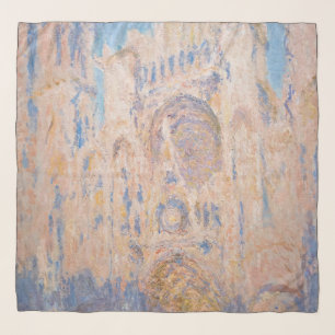 Claude Monet - Rouen Cathedral at sunset Scarf