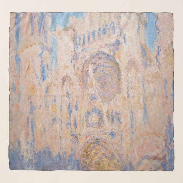 Claude Monet - Rouen Cathedral at sunset Scarf (Front)