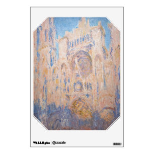 Claude Monet - Rouen Cathedral at sunset Wall Decal