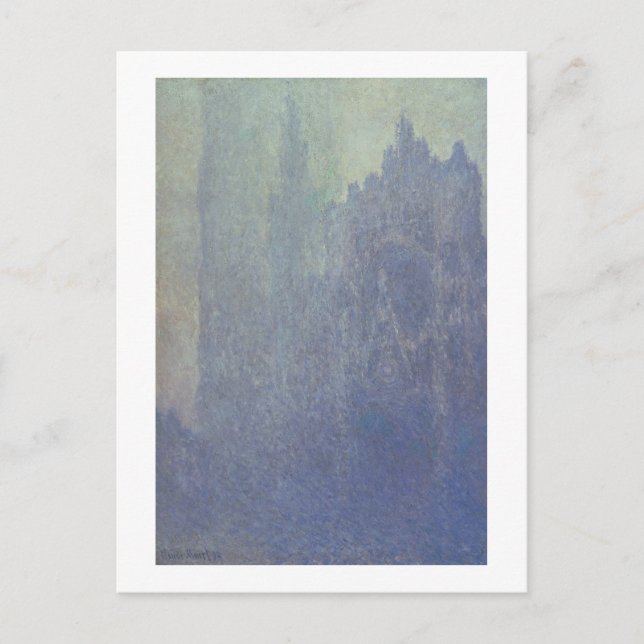 Claude Monet | Rouen Cathedral, Foggy Weather Postcard (Front)