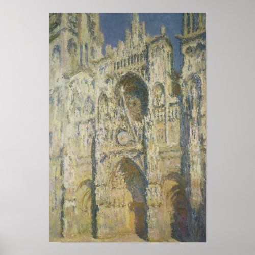 Claude Monet  Rouen Cathedral in Full Sunlight Poster