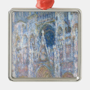 Claude Monet   Rouen Cathedral Metal Ornament