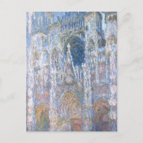 Claude Monet  Rouen Cathedral Postcard