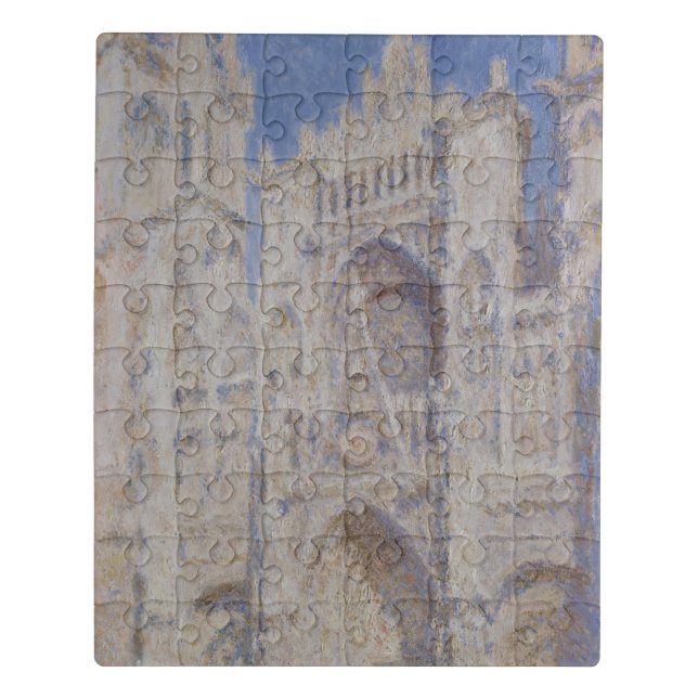 Claude Monet | Rouen Cathedral The Portal Sunlight Jigsaw Puzzle (Puzzle Vertical)