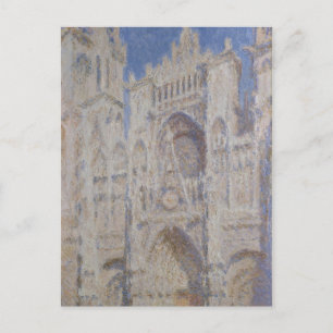 Claude Monet Rouen Cathedral The Portal Sunlight Postcard