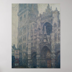 The Portal of Rouen Cathedral by Claude Monet Fashion Handbag