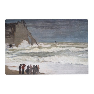 Claude Monet - Rough Sea at Etretat Placemat