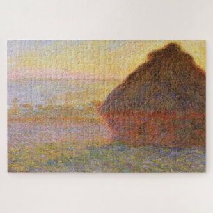 Claude Monet’s Grainstack (Sunset) (1890–1891) Jigsaw Puzzle