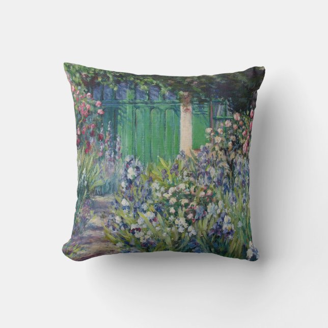 Claude Monet’s House | Charmed Entry Painting | Throw Pillow (Front)