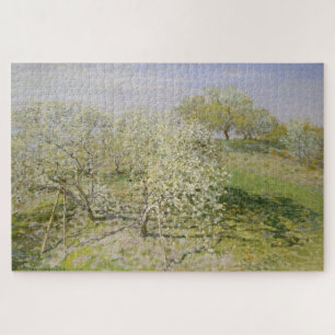 Claude Monet’s Spring (Fruit Trees in Bloom) 1873 Jigsaw Puzzle
