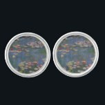 Claude Monet’s Water Lilies Cufflinks<br><div class="desc">This painting is one a series of oil paintings by French Impressionist Claude Monet (1840–1926) depicting Monet's flower garden at Giverny and were the main focus of Monet's artistic production during the last thirty years of his life.</div>