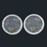Claude Monet’s Water Lilies Cufflinks<br><div class="desc">This painting is one a series of oil paintings by French Impressionist Claude Monet (1840–1926) depicting Monet's flower garden at Giverny and were the main focus of Monet's artistic production during the last thirty years of his life.</div>